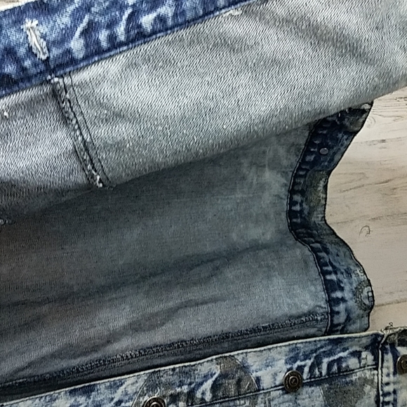 Men's Diamond Stash Denim Vest, XXL - Picture 12 of 13